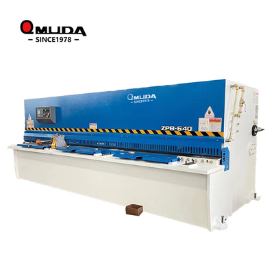 Industrial Swing Beam Cutting AMUDA 4X4000 Metal Shear Machine with MD11 Control System
