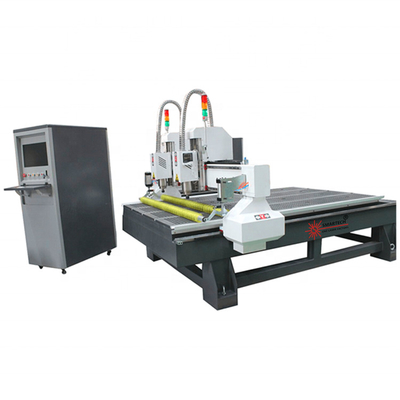 Le routeur de bureau 3D de commande numérique par ordinateur de travail du bois de 3 axes a dédoublé la machine de travail du bois de routeur de commande numérique par ordinateur