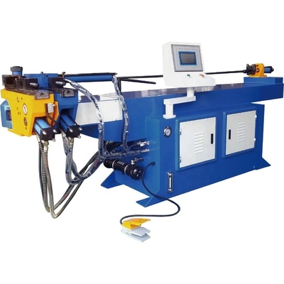 Building Material Shops DW63NC Pipe Bending Machine Semi Automatic Hydraulic Rebar Profile Bending Machine